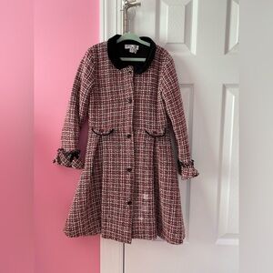 Tweed Dress Perfect for Christmas! Size 6x 
Very warm . In great condition!